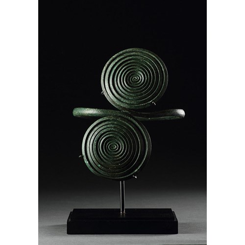 Ancient European Carpathian Spiral Bronze Arm Ring